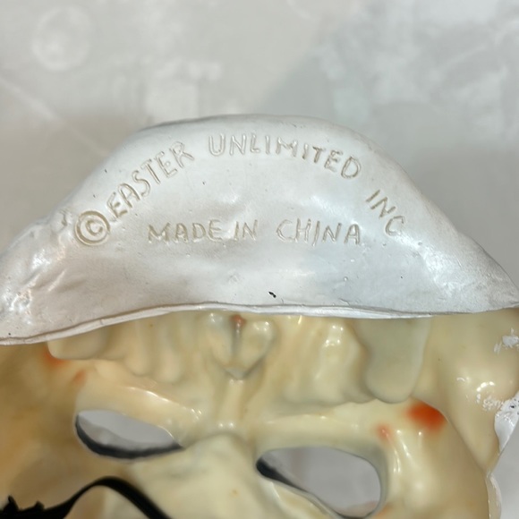 Vintage Easter Unlimited Rubber Skull Mask - Picture 3 of 5